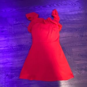red party dress